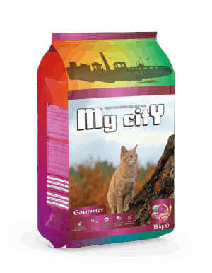 My City Tavuk Etli & Kuzu Etli & Somonlu Yetişkin Kedi Maması 15 Kg