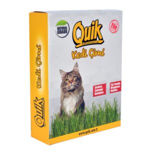 Quik Gerçek Topraklı Kedi Çimi