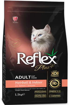 Reflex Plus Hairball Somonlu Yetişkin Kedi Maması 1,5kg