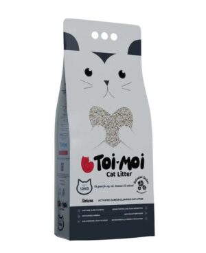 TOİ MOİ AKTİF KARBONLU 10 LT KEDİ KUMU