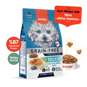 Wanpy Tahılsız Tavuklu Yavru Köpek Maması 1,5 kg