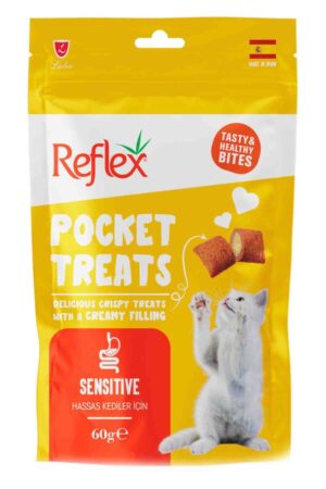 eflex Pocket Treats Sensitive Yetişkin Kedi Ödül Maması 60gr